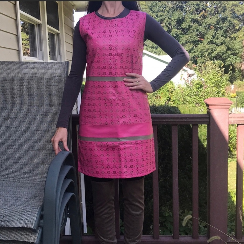 Leather Feraud dress